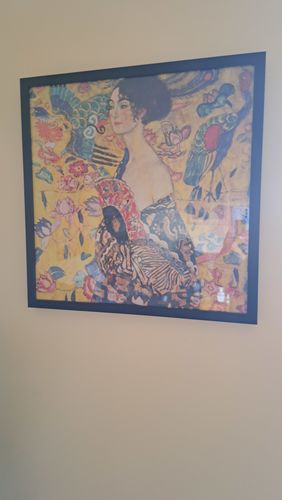 Customer photo review of Lady with Fan By Gustav Klimt