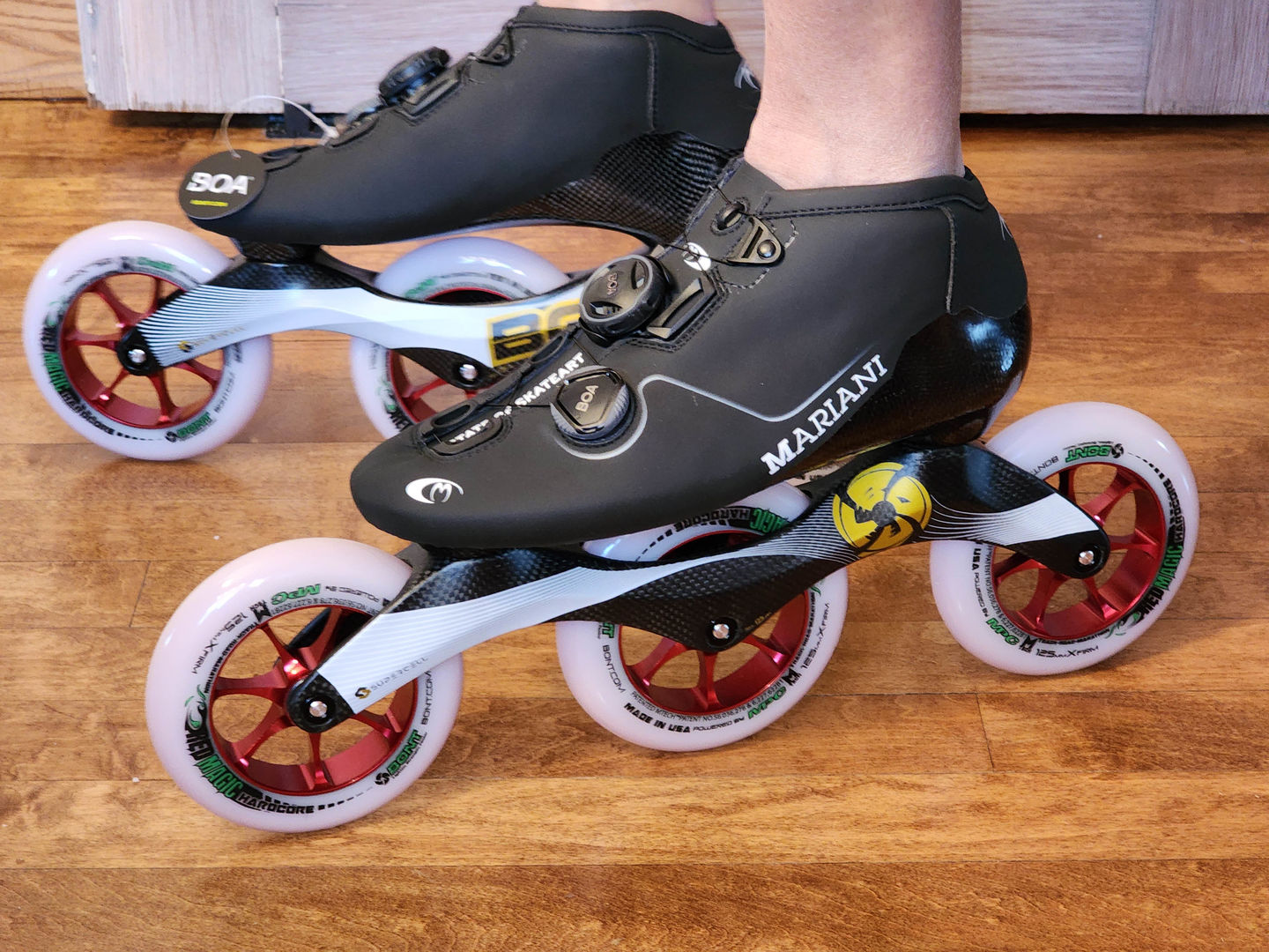 Customer photo review of Supercell 2.0 125mm Carbon Inline Racing Frame