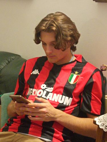 Customer photo review of MAGLIA RETRO MILAN HOME 1988/89