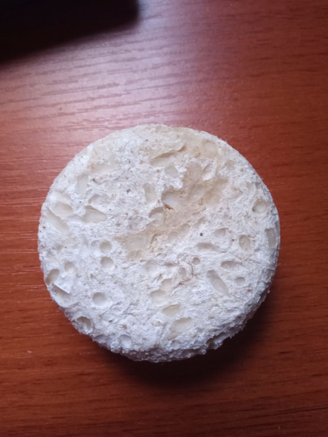 Customer photo review of Shampoo anticaída en barra