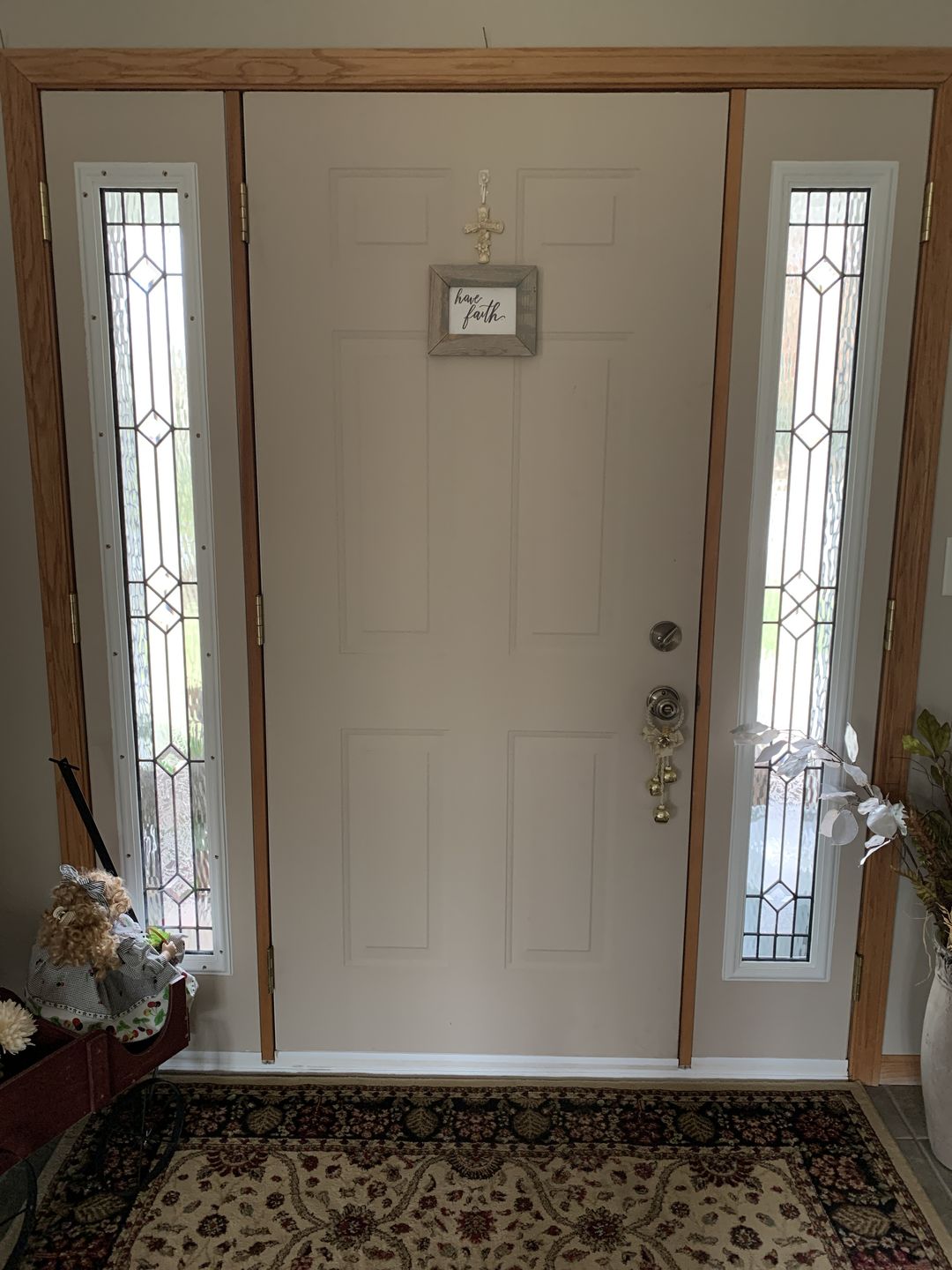 Customer photo review of Full Sidelite Frame Kit