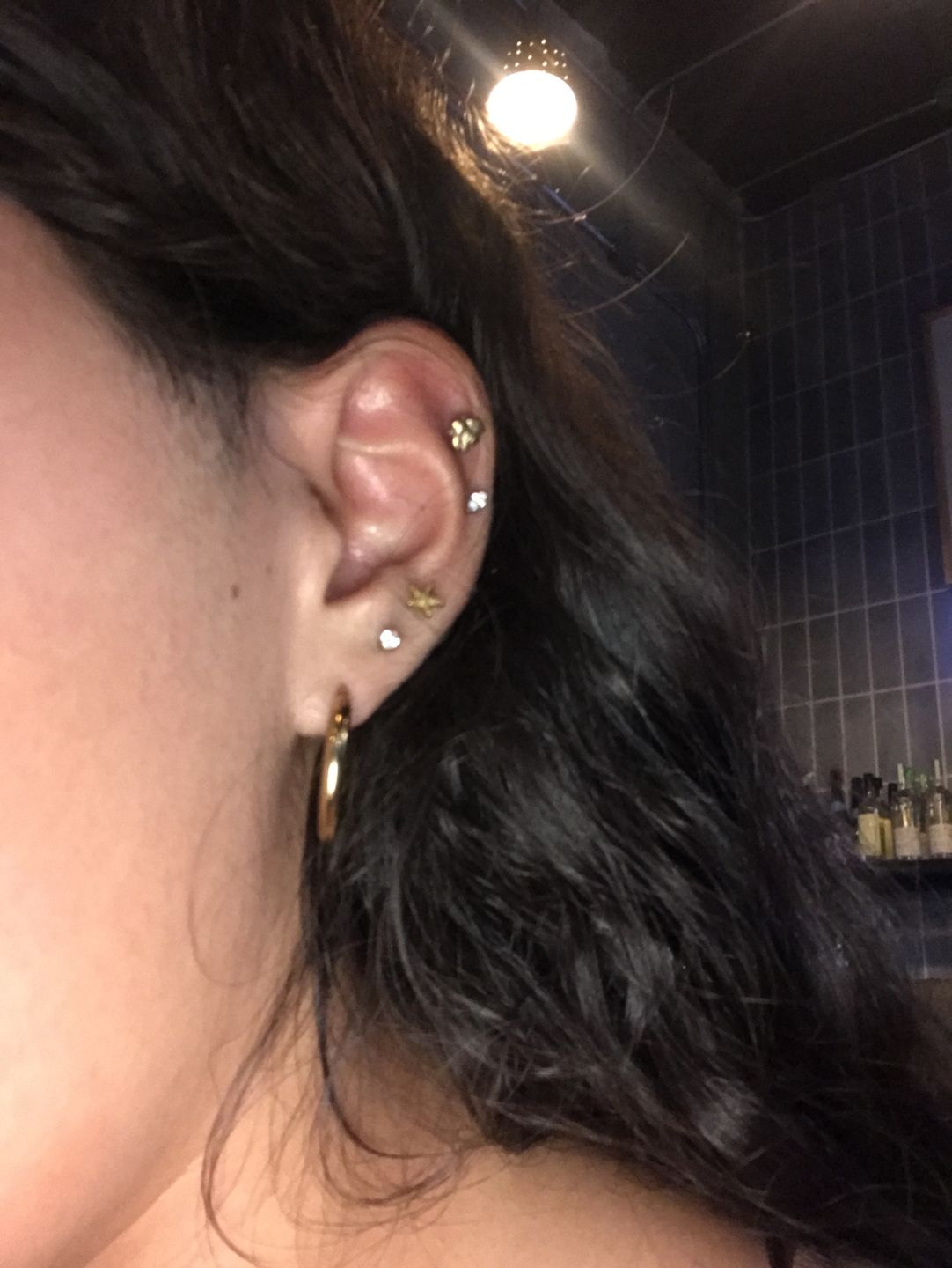 Customer photo review of Piercing Starfish