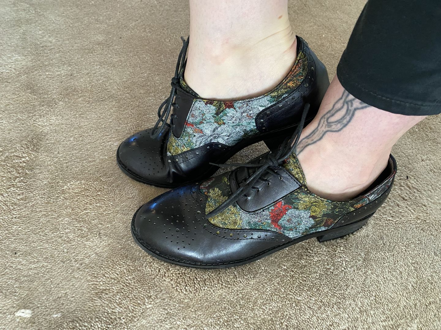 Customer photo review of Handmade Leather Elegant Flat Shoes