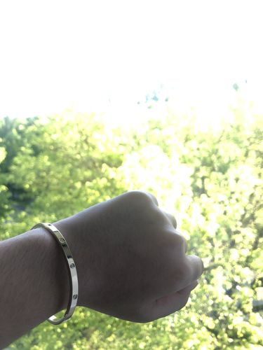 Customer photo review of Timeless Affection Stone Armreif