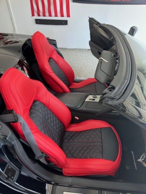 Customer photo review of Corvette C7 Premium Custom Leather Seat Covers