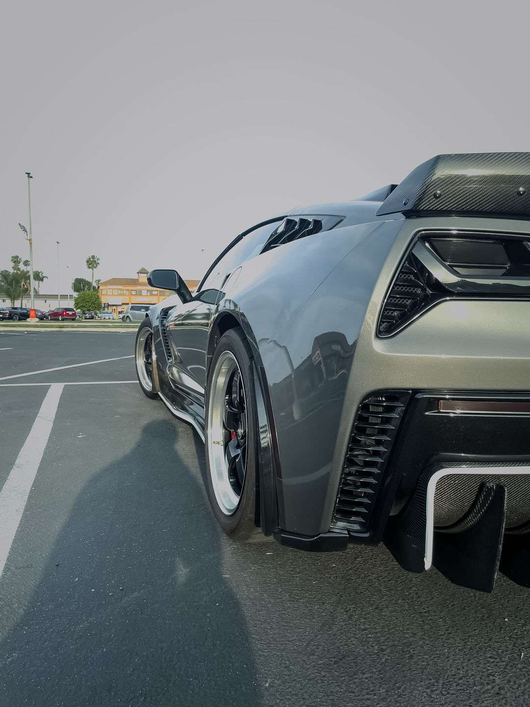 Customer photo review of Corvette C7 ZR1 ZTK Conversion Rear Spoiler High Wing