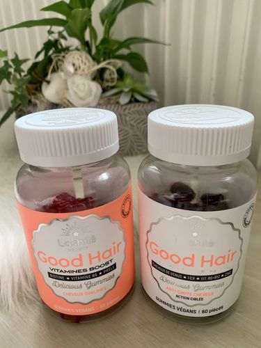 Customer photo review of Pack Hair et Hair Women anti-chute - 3 mois
