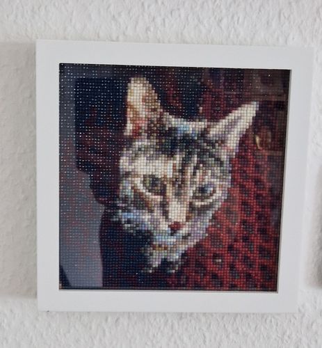 Kundenbewertung mit Foto zu Eigenes Foto Diamond Painting
