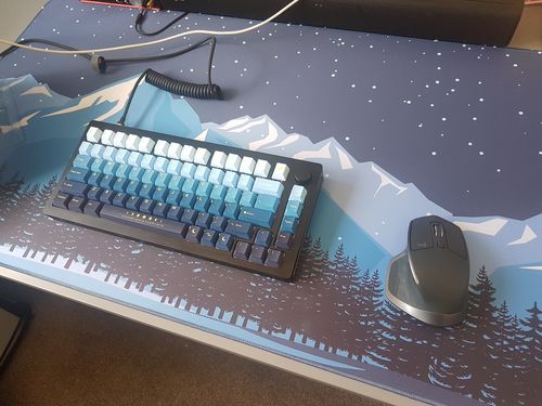 Customer photo review of Mountain Vibes Gaming Mousepad