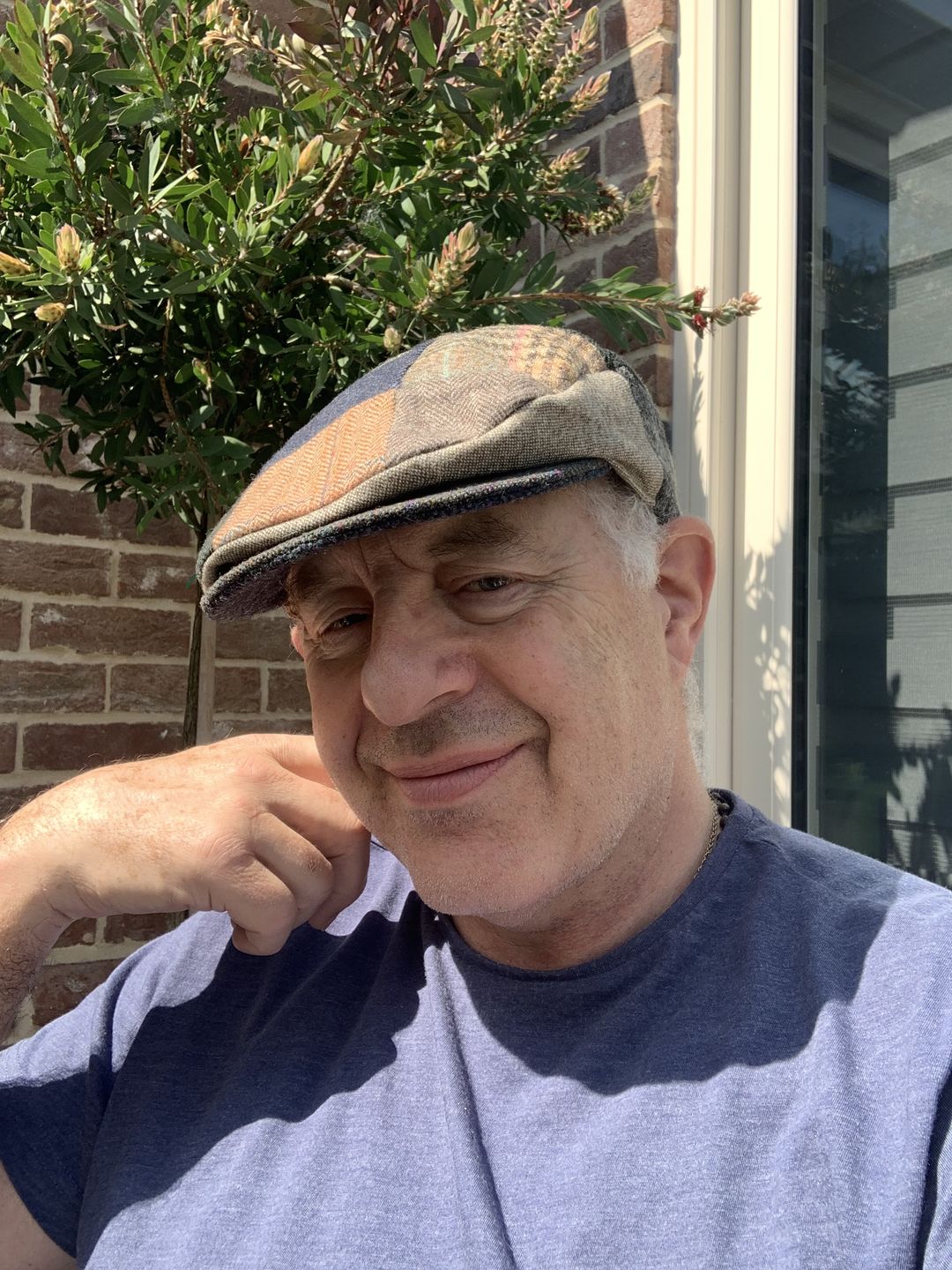 Customer photo review of Vintage Cap Patchwork Tweed
