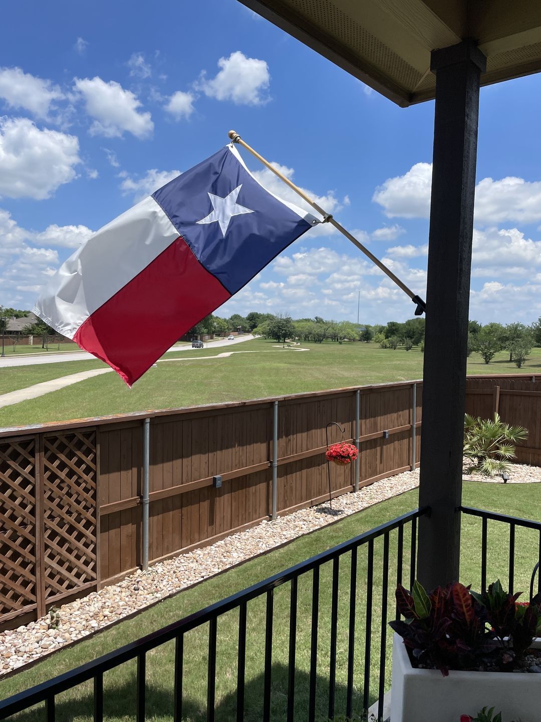 Customer photo review of Texas Flag Set