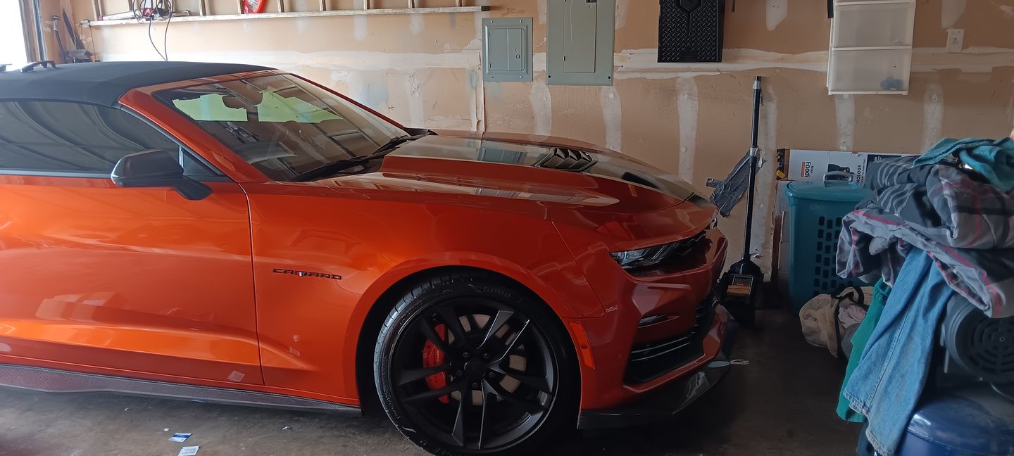 Customer photo review of Camaro ZL1 Conversion Front Splitter & Side Skirts