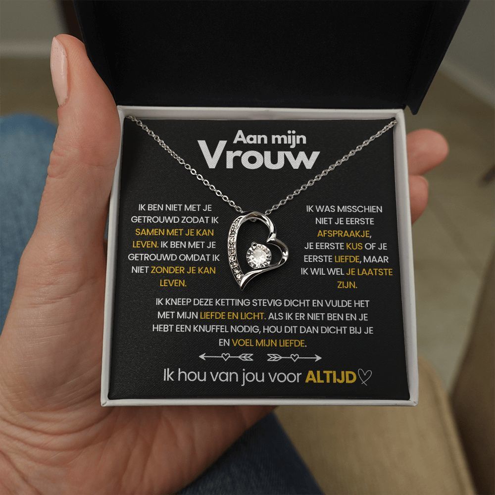 Customer photo review of Hart ketting - Aan mijn Vrouw