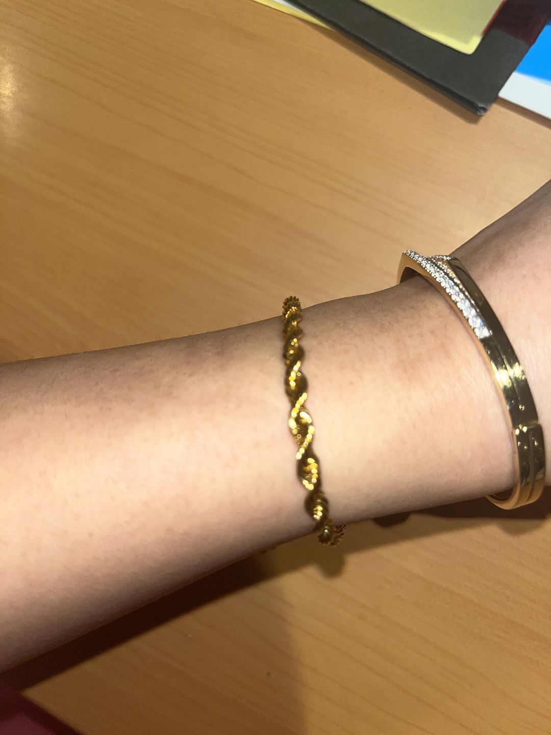 Customer photo review of Romance Bracelet - Gold