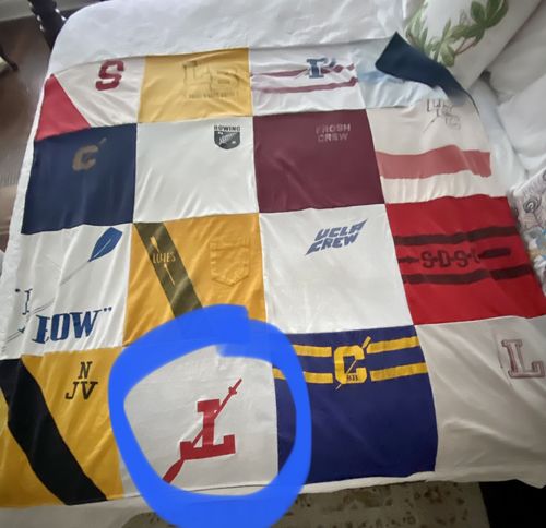 T-shirt quilt from ucla by Mary from TX