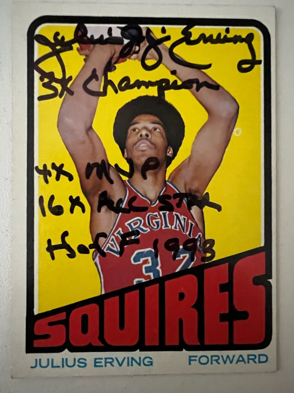Customer photo review of Julius Erving Autograph Signing