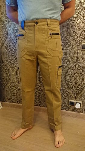 Customer photo review of Casual Loose Multi-pocket Cotton Men's Cargo Pants