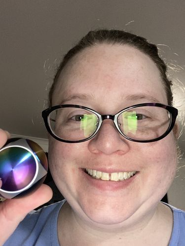 Customer photo review of Sphere Spinner Metal Fidget 80 grams