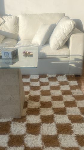 Customer photo review of SKY LINEN DELUXE PLUSH MODULAR 2 PIECE LOVESEAT