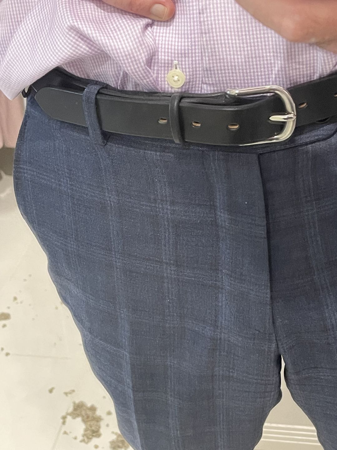 Customer photo review of The Slim Everyday belt