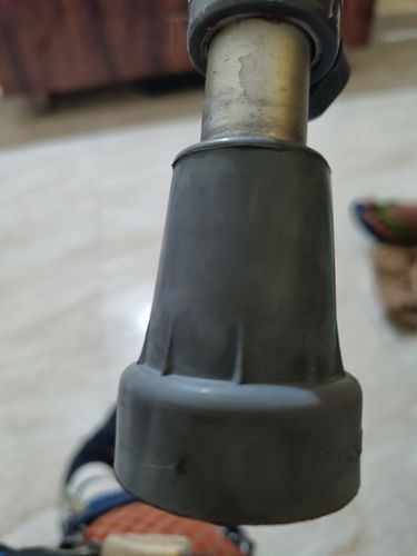 Customer photo review of Rubber Tips/Shoes for Crutches (PACK OF 4)