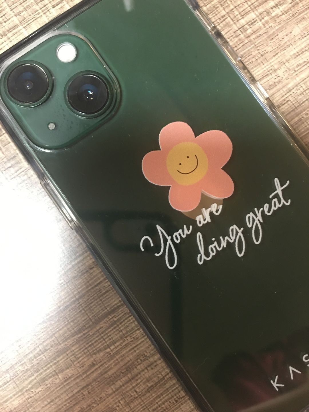 Customer photo review of Sweetheart Clear Case