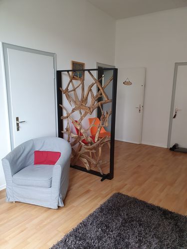 Customer photo review of MAZE Raumteiler Teakholz 120cm x 180cm