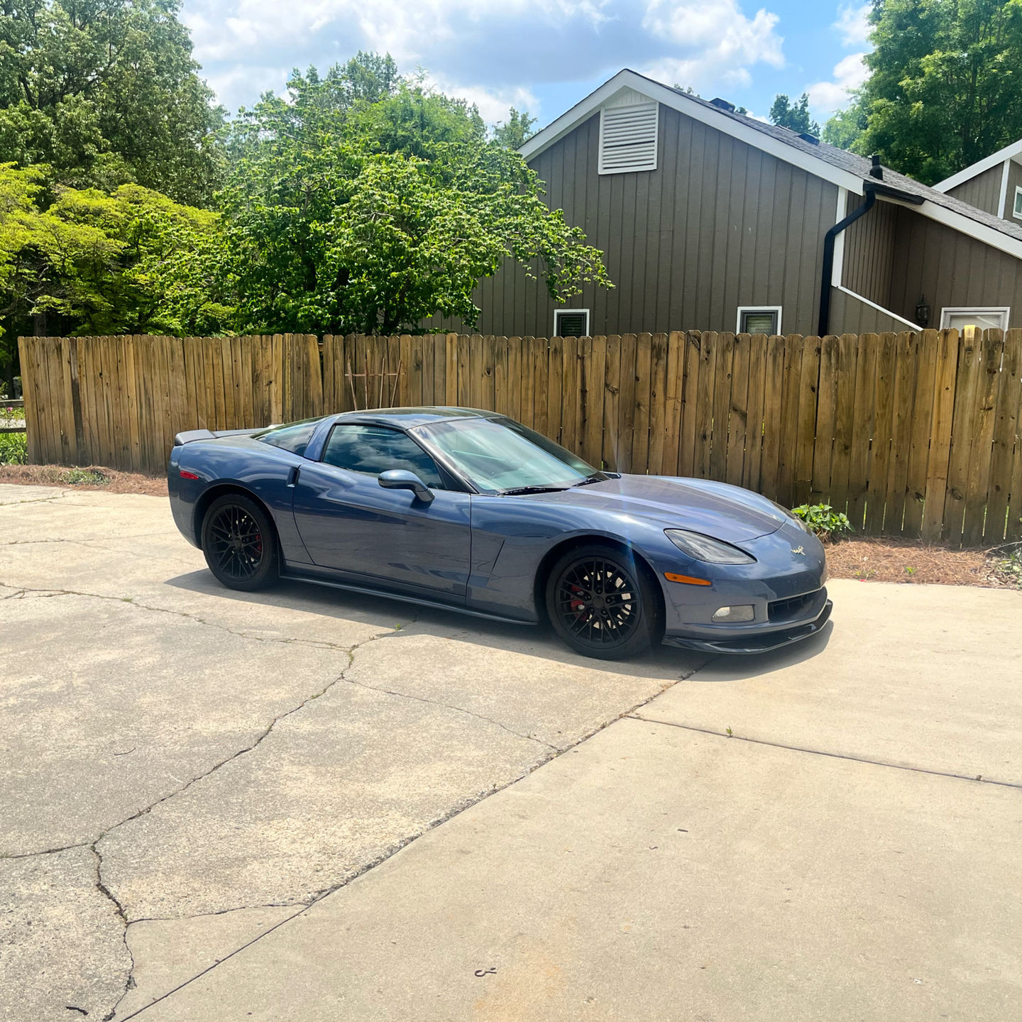 Customer photo review of Corvette C6 Base Extended Front Splitter Lip | ZR1 Conversion Package