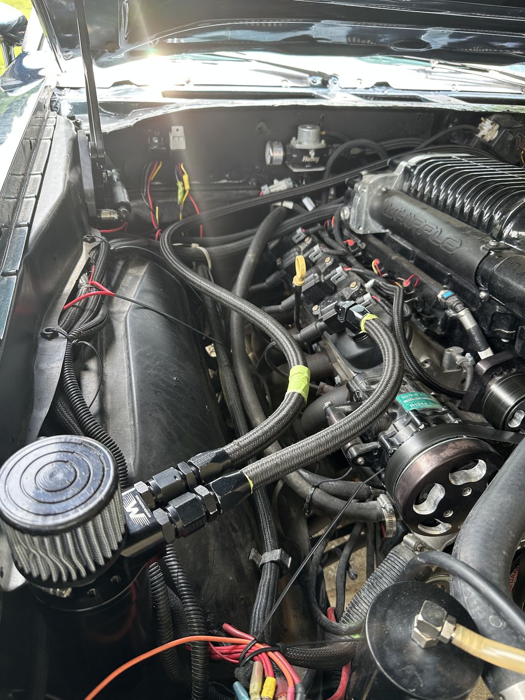 Customer photo review of Motion Raceworks Top Loader Billet Catch Can KIT 32-100K