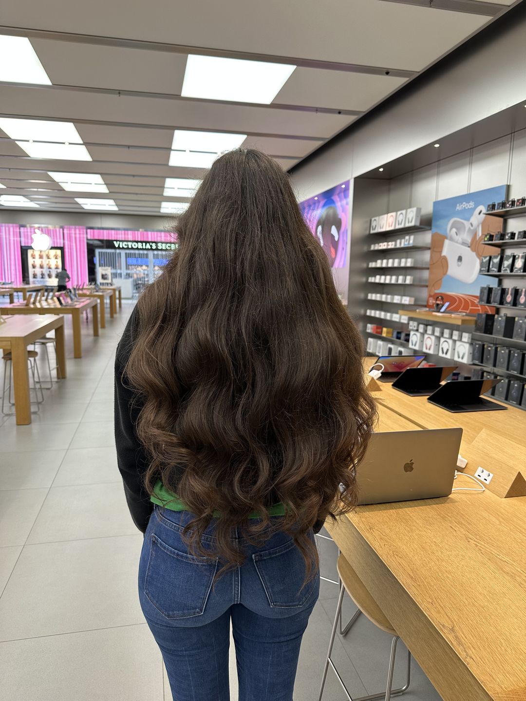 Customer photo review of Curling Headband - Black