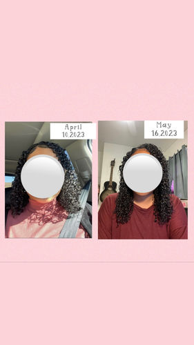 Customer photo review of Maximum Chebe Infused Hair Growth Oil