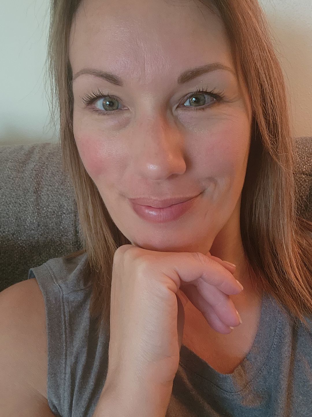 Customer photo review of Lasting Lash Waterproof Mascara