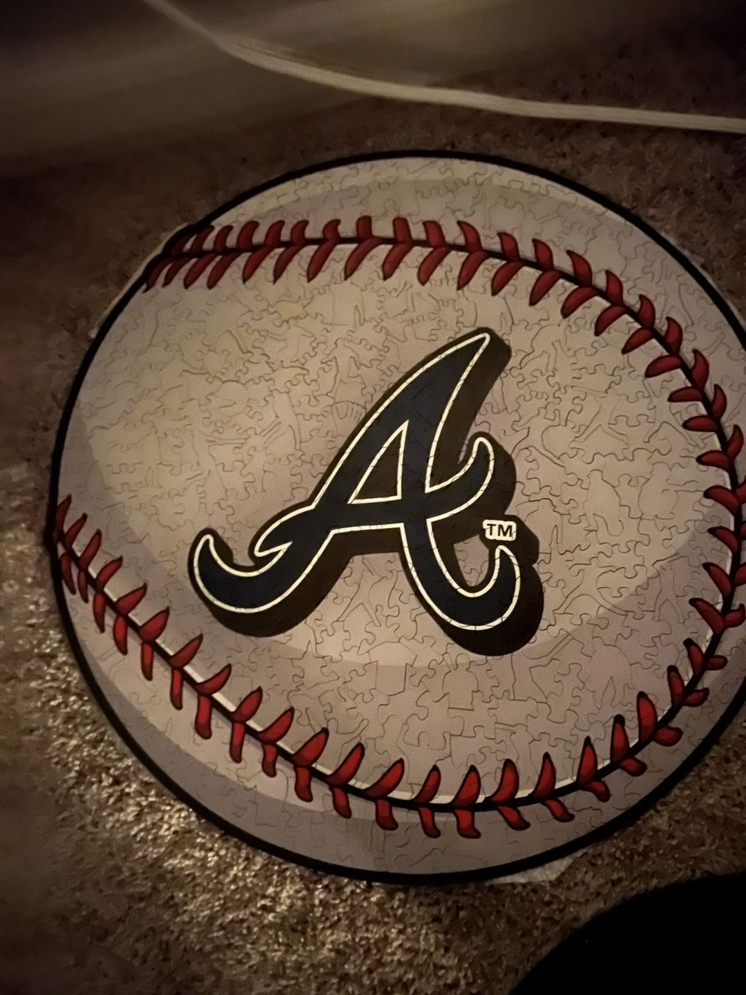 Customer photo review of Atlanta Braves® - Official Wooden Puzzle