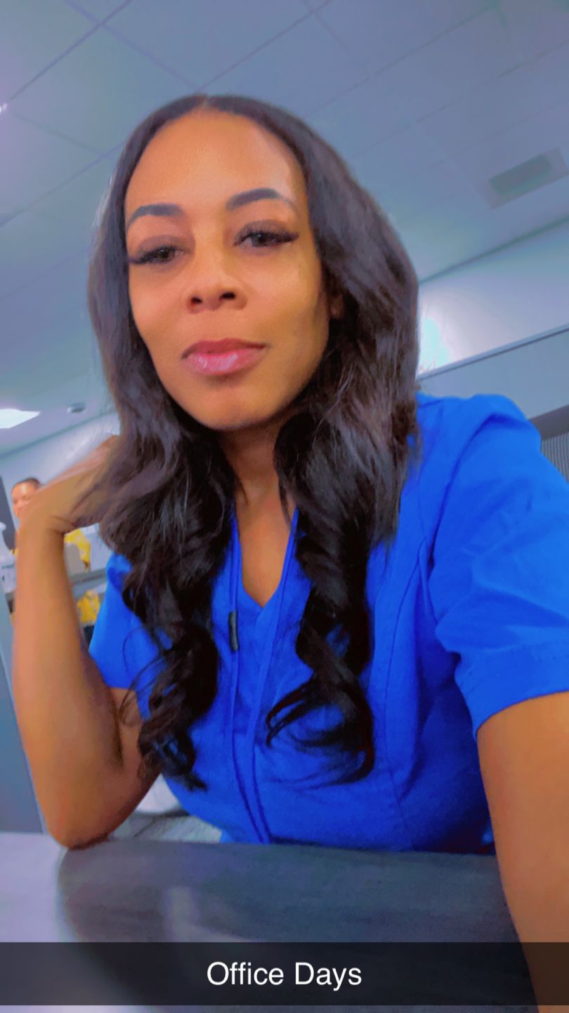 Customer photo review of Body Wave Tape In Hair Extension