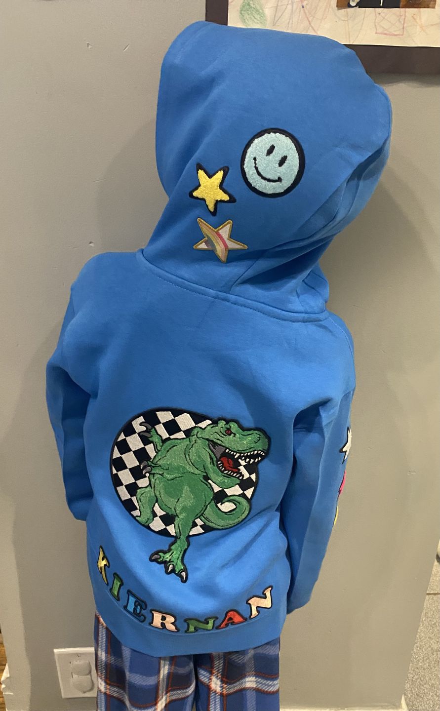 Customer photo review of Kids Zip Hoodie