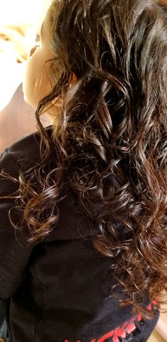 Customer photo review of Curly Kids Shampoo