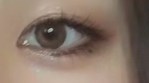 Customer photo review of Dewy Kristin 1Day - Brown (2p)