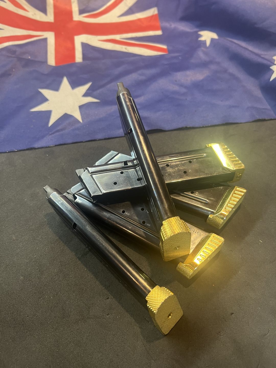 Customer photo review of 1911 Mec-Gar/Bul Armory Brass Magazine Base Pad