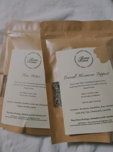Customer photo review of Overall Hormone Support Tea Blend for Women
