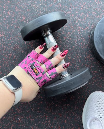 Customer photo review of Guantes Pesas GRAB Mujer