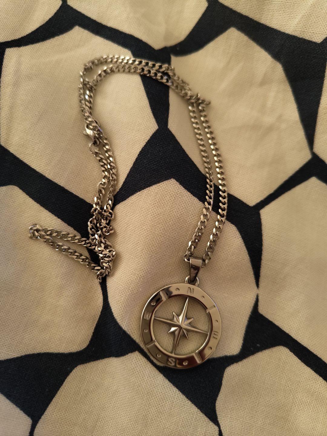 Customer photo review of North Star Pendant - Silver