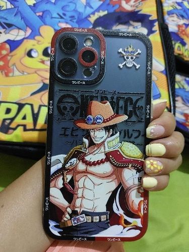 Customer photo review of One Piece Ace Phone Case