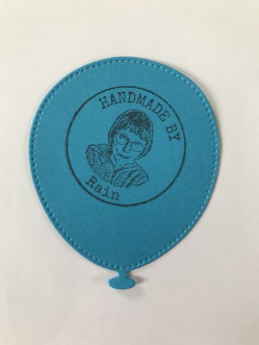 Customer photo review of Wooden Handle Face Stamp