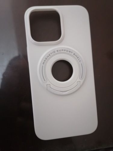 Customer photo review of LuxuryKase Metal Stand, Ring Holder Shell, Compatible Mag-Safe Magnetic Wireless Charging Shockproof Case Cover For Iphone 11 12 13 14 Plus Mini Pro Max
