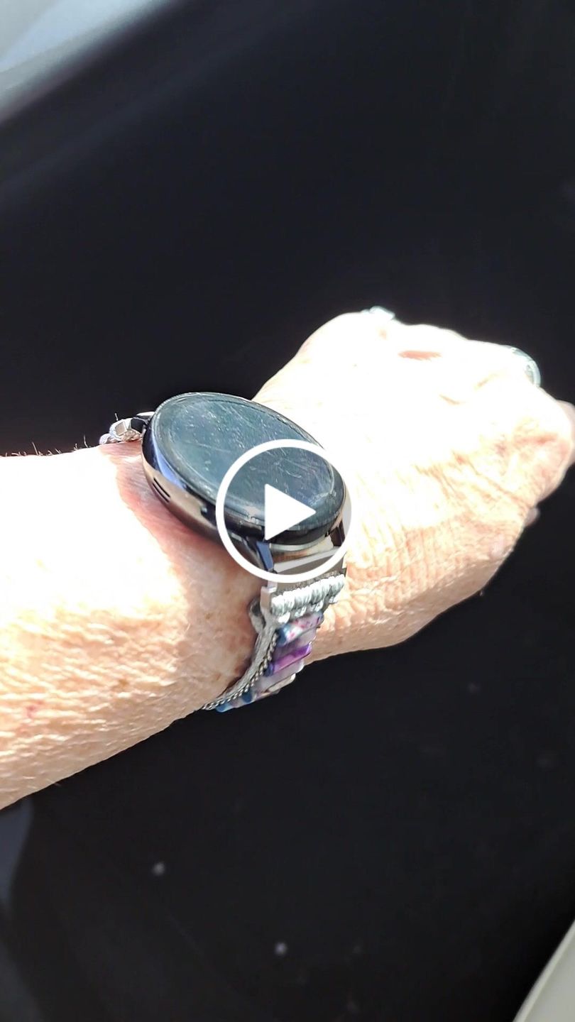 Customer video review of Serene Imperial Jasper Apple Watch Strap