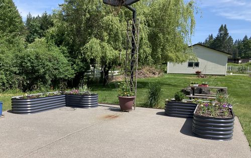Customer photo review of 17” Tall L-Shape
