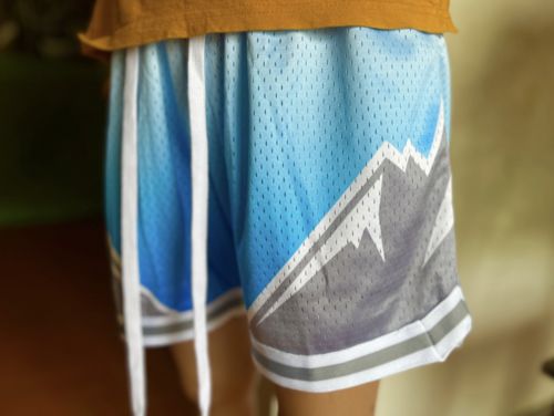 Customer photo review of Ice Mountain Basketball Shorts