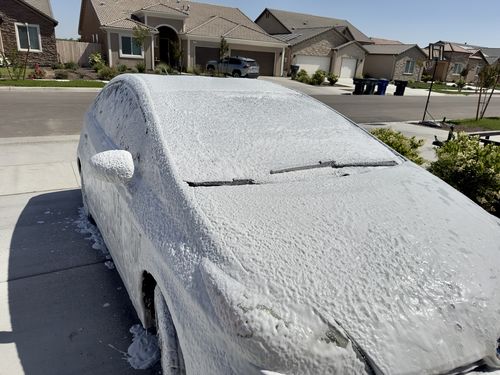 Customer photo review of Wide Mouth Foam Cannon