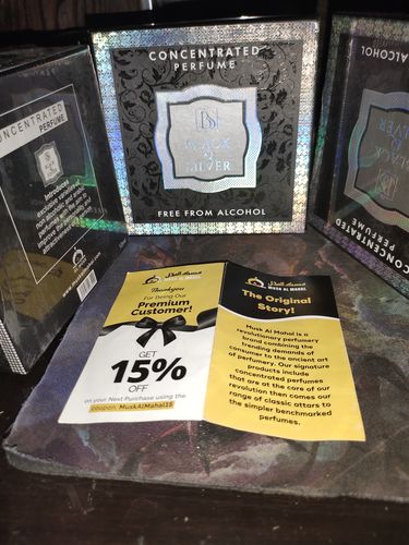 Customer photo review of Black And Silver | Premium Attars | 12ml