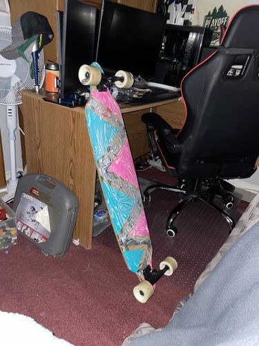 Customer photo review of Krown Exotic Freestyle 41" Bamboo Freestyle Longboard